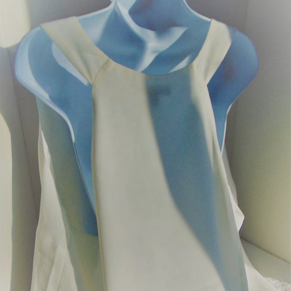 Inc White Sleeveless Chiffon Tank Sz 3X NWT - Picture 4 of 7